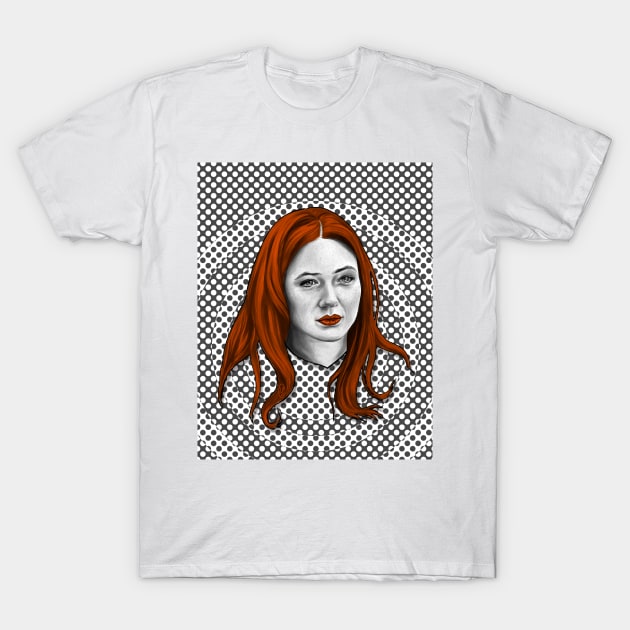 Amy - digital painting T-Shirt by dangerbeforeyou